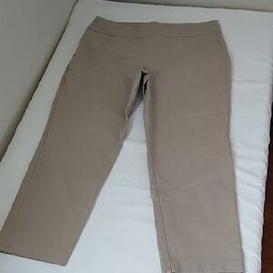 Ruby Rd. Women's Straight Leg Tan Pants